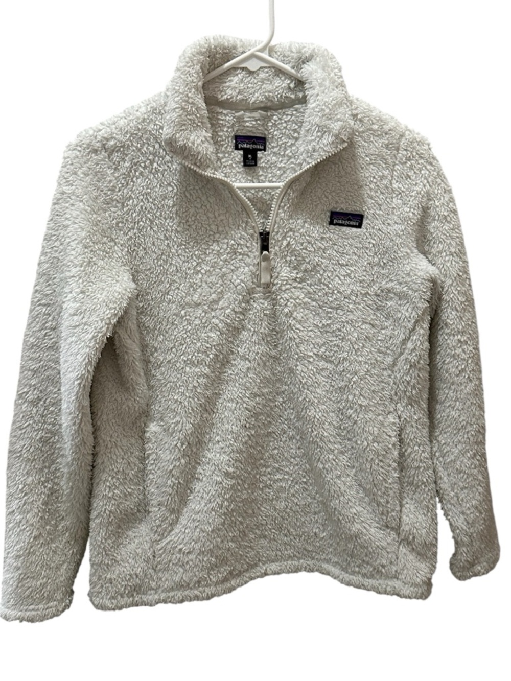 Patagonia Girls Pullover size XL 14 youth white